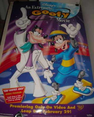 Rolled Disney An Extremely Goofy Movie Video Promo Movie Poster Animated