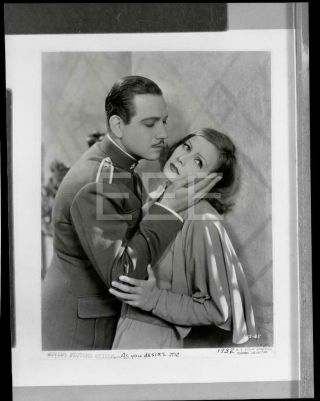 1932 Greta Garbo As You Desire Me Movie Old Photo Negative 567b