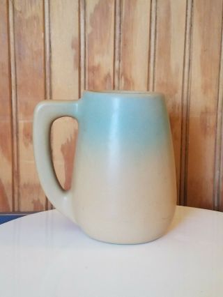 Large 5 " Vintage Van Briggle Pottery Mug Brown Blue Green
