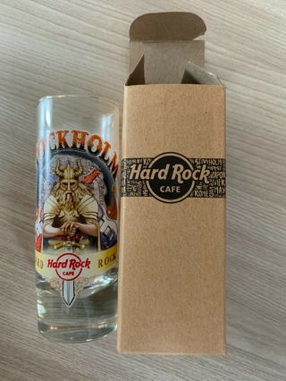 Hard Rock Cafe Stockholm City Cordial Shot Glass