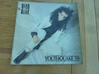 1985 Dead Or Alive Youthquake Tour Programme