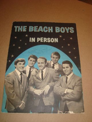 Vintage The Beach Boys In Person Concert Program
