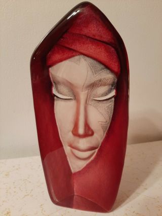 Mats Jonasson Maleras Large Red Crystal Mask