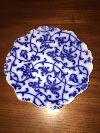9 5/8 " Flow Blue Serving Plate