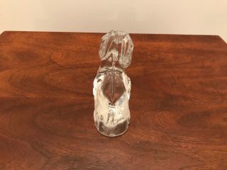 Baccarat Crystal Yorkshire Terrier York Dog Figurine Paperweight 4