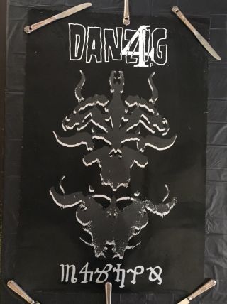 Danzig 4p Promo Poster Vintage Rare 1994 (24)