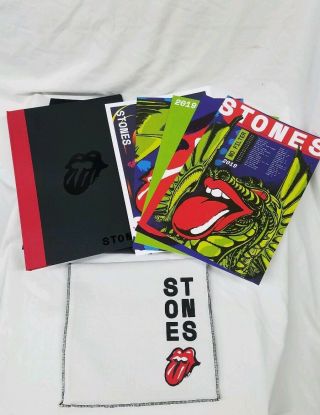 The Rolling Stones 2019 No Filter Tour Vip Merch Package Photos Book Lithographs