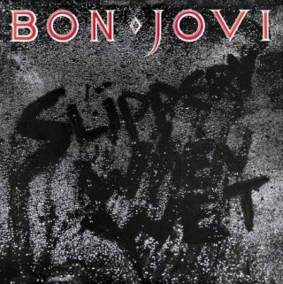Bon Jovi Slippery When Wet Banner Huge 4x4 Ft Fabric Poster Flag Tapestry Print