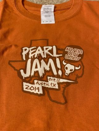 Pearl Jam Shirt Medium 2014 Austin city limits ACL 2