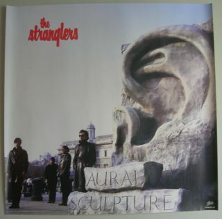 The Stranglers German Epic Records Promo Poster 1984 Aural Sculpture
