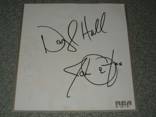 Hall & Oates Japan Promo Only Autograph Signature Board Rare Rca