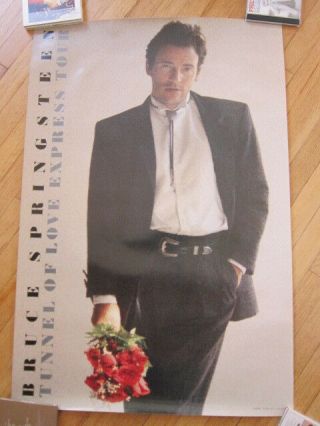 Bruce Springsteen Tunnel Of Love Express Tour Uk Poster