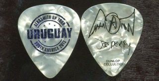 Aerosmith 2013 Warming Tour Guitar Pick Joe Perry Custom Concert Stage Uruguay