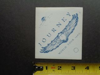 Journey,  Backstage Pass,  1980 Tour
