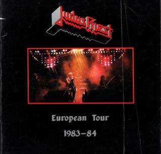 Judas Priest 1983 / 1984 Defending The Faith European Tour Concert Program Book