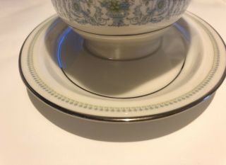 Noritake Ivory China Gravy Boat With Attached Plate Htf 7569 Monteleone 7