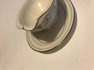 Noritake Ivory China Gravy Boat With Attached Plate Htf 7569 Monteleone 8
