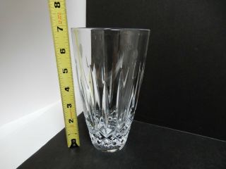 Waterford Lismore Vase 7 " - Signed Lead Crystal - With Sku And Sticker