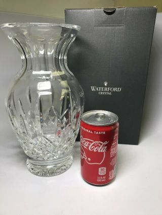 Waterford Crystal Lismore Pattern 9 " Vase W/ Box Nib