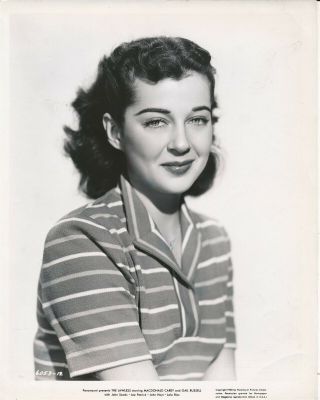 Gail Russell 1950 Paramount 8 X 10 Glamour Photo The Lawless