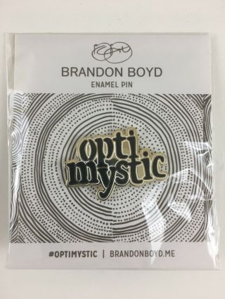 Brandon Boyd Incubus Pin Opti Mystic Artwork Gift Music