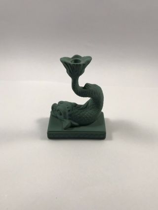 Wedgwood Jasperware Miniature Dolphin Candle Holder