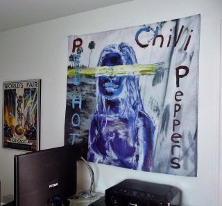 Red Hot Chili Peppers By The Way Huge 4x4 Fabric Banner Poster Tapestry Album