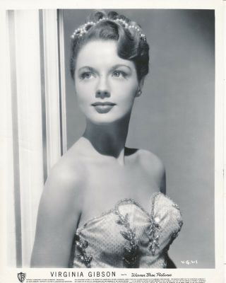 Virginia Gibson 1952 Warner Bros 8 X 10 Lovely Glamour Photo Vv