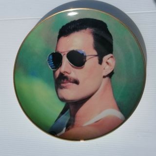 Queen - Freddie Mercury Plate - Danbury - Mr Bad Guy - No.  395 22ct Gold
