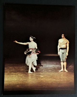 Margot Fonteyn.  Rudolf Nureyev.  1975 Color Photograph.  The Royal Ballet