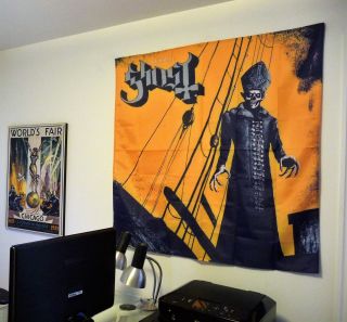 Ghost Metal Band If You Have Ghost Huge 4x4 Banner Fabric Poster Tapestry Flag
