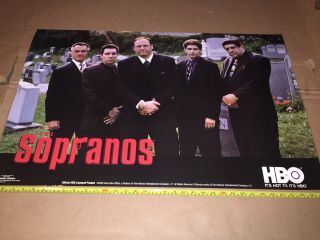 Vintage 2000 The Sopranos Hbo Tv Show Poster 514 Scorpion Posters Ny