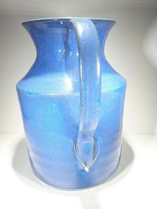 Vintage Virginia Shelton Cole Pottery,  NC Hand Crafted Blue 