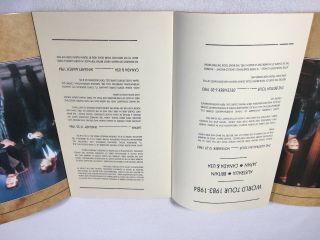 Duran Duran Tour Book North American Tour Vintage 1984 12 