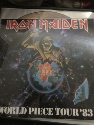 Iron Maiden World Piece Tour 1983 Us Tour Program Metal