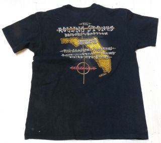 Rolling Stones - Bridges To Babylon 1997 Miami - Official Vintage T Shirt - Xl