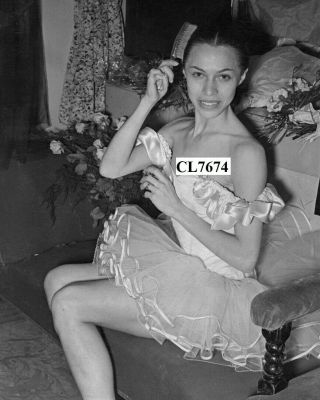 Maria Tallchief In Her Dressing Room At Covent Garden,  London,  Uk Photo