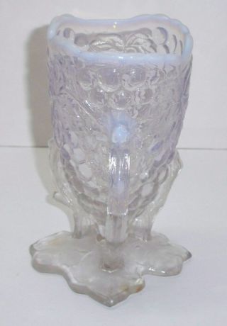 Northwood Opalescent Glass Grapevine Cluster 1905 Novelty Vase