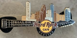 Hard Rock Cafe HOUSTON 2014 Texas Pin Shootout SKyline Guitar 2 PINS 80303&4 3