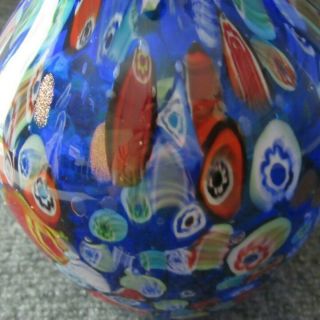 Ann Primrose Murano Millefiori Glass Vase 8 