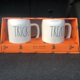 Rae Dunn Trick Or Treat Mugs - Nwt