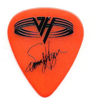 Van Halen Sammy Hagar Signature Single - Sided Guitar Pick - 1993 Right Here Tour