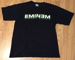 Vintage Eminem Remember Me Marshall Mathers Lp 2000 Tour T Shirt Large Usa