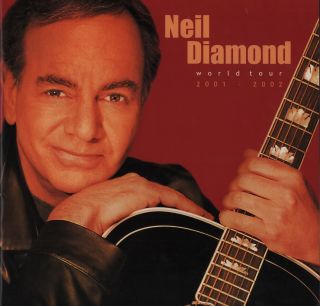 Neil Diamond 2001 / 2002 World Tour Concert Program Book Booklet / Nmt 2
