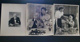 Original5 Pic Lot;frank Morgan; " Lady Luck ",  1946,  Barbara Hale,  Robert Young - Linen