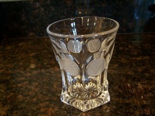 6 Fostoria Coin Pattern Crystal - Tumblers (8 Oz) Perfect