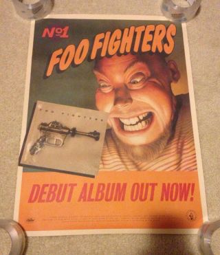 Foo Fighters Debut Album Promo Poster