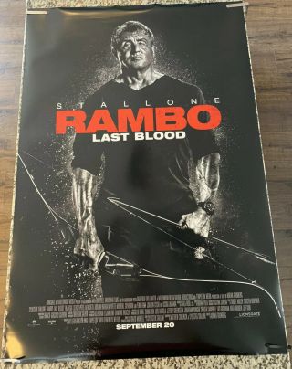 Rambo Last Blood - Ds - Movie Poster - Sylvester Stallone