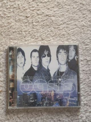 Oasis Promo Japan Cd Where Did It All Go Wrong