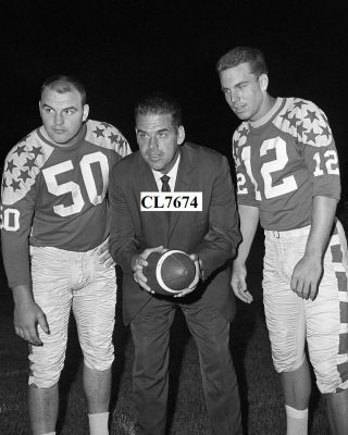 Otto Graham,  Dick Butkus And Roger Staubach Of All Stars Football Team Photo